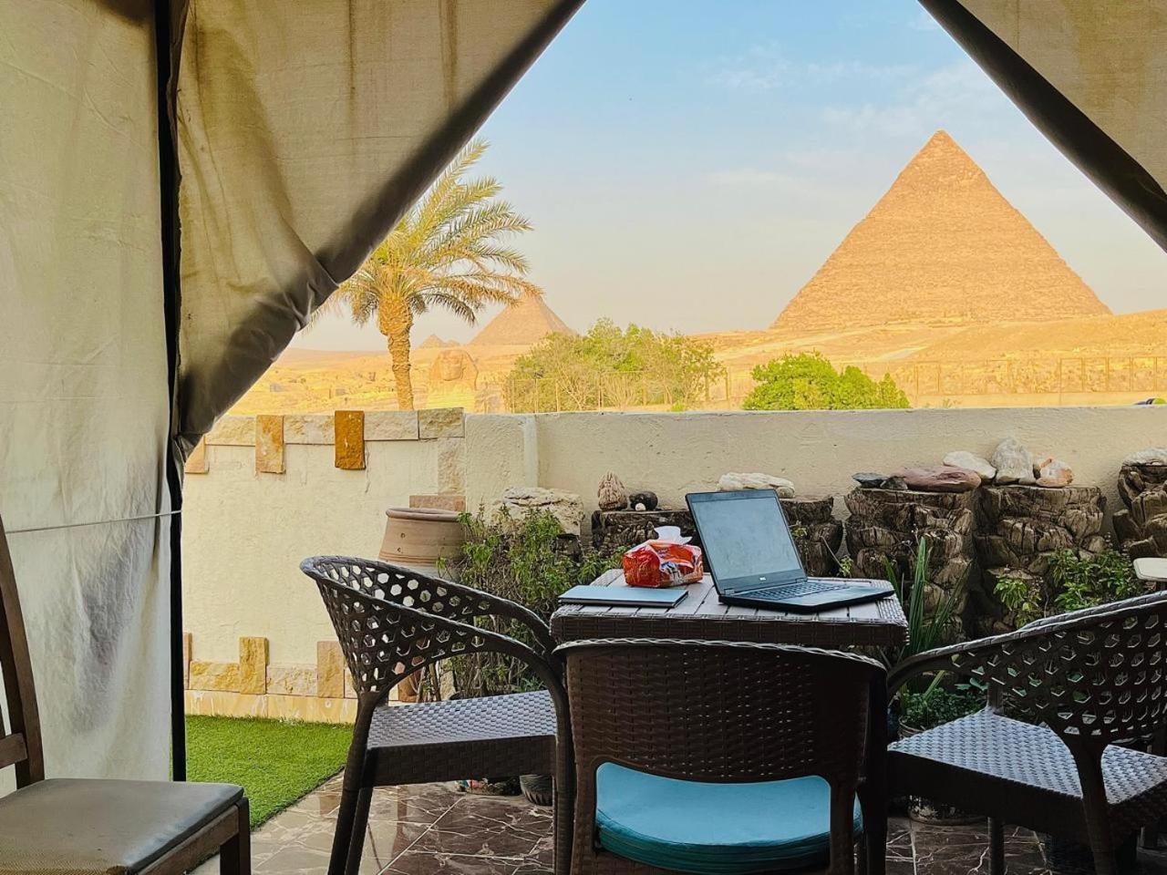 Kemet Pyramids Room View Kairo Eksteriør bilde