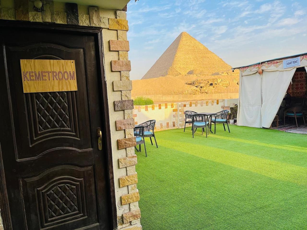 Kemet Pyramids Room View Kairo Eksteriør bilde