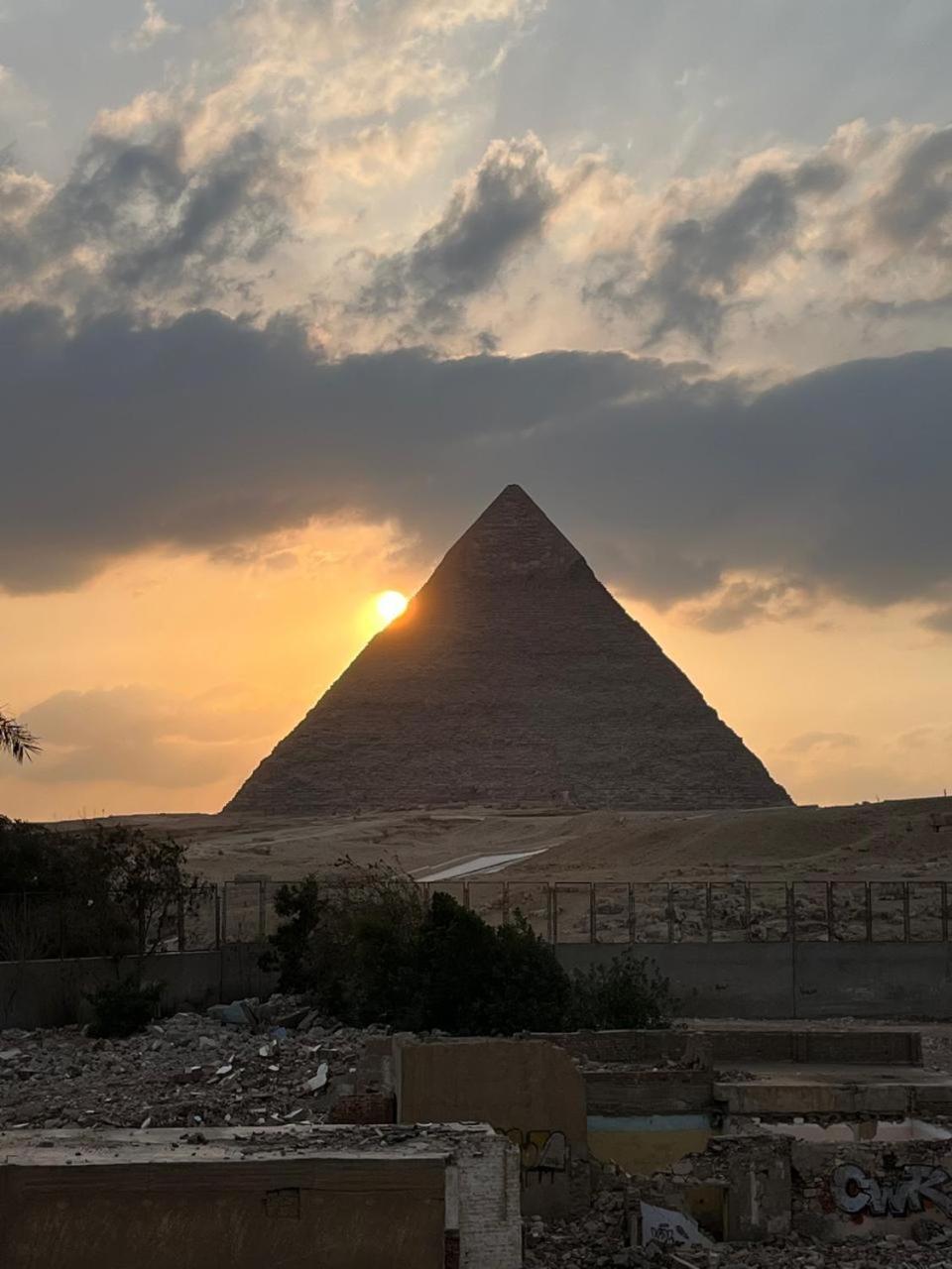 Kemet Pyramids Room View Kairo Eksteriør bilde