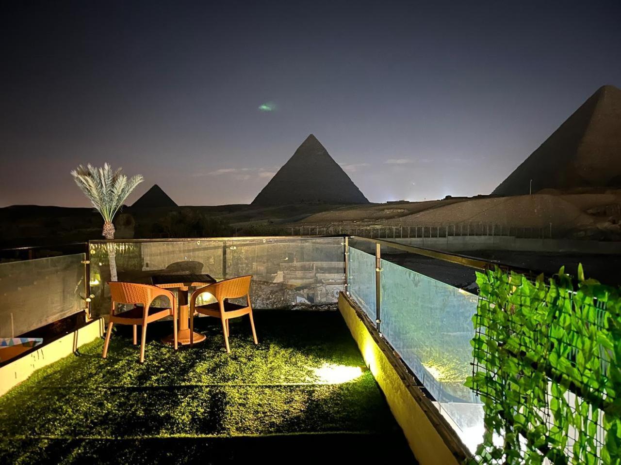 Kemet Pyramids Room View Kairo Eksteriør bilde