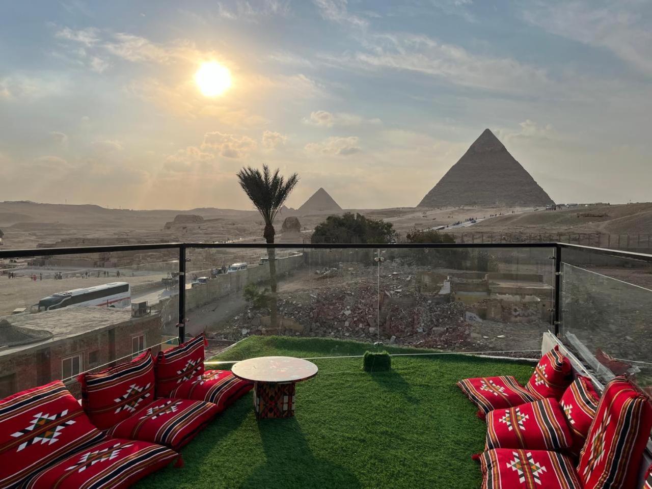 Kemet Pyramids Room View Kairo Eksteriør bilde